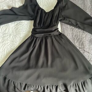Elegant Black Women's Dress